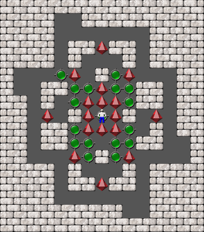 Сокобан More Bugs collections уровень 554